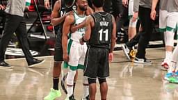 'Kyrie Irving's stomp on Celtics logo wasn't treated with anger': Boston's management were shocked by Celtics stars' reaction to Kyrie's antics