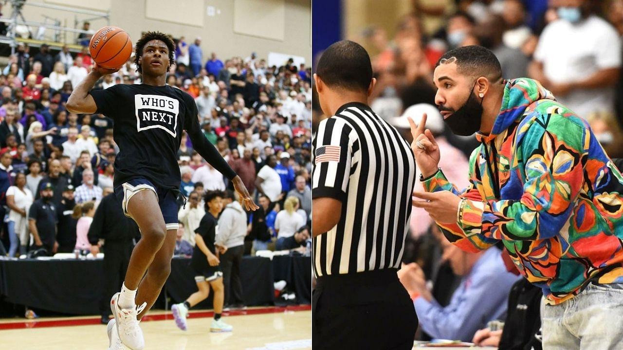"Even LeBron James and Drake jumped out their seats": Bronny James' sophomore debut for Sierra Canyon was attended by the Lakers star and hip hop powerhouse