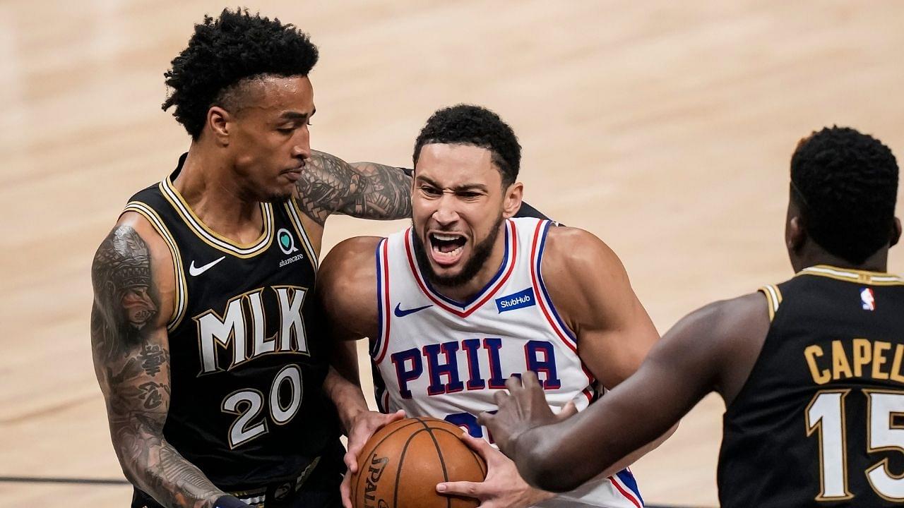 "Ben Simmons and Andre Drummond would be awesome in Phillipines": NBA fans blast Sixers star for yet another terrible outing vs Hawks in Game 6 win