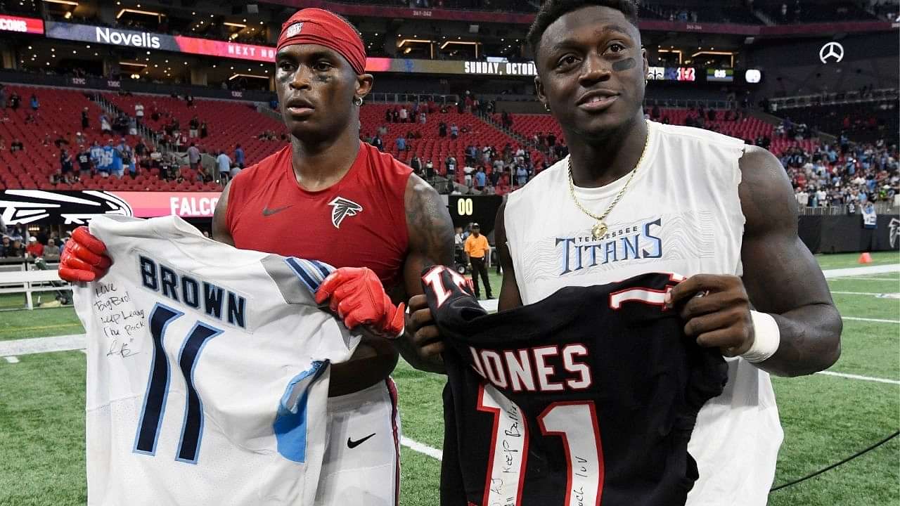 A.J. Brown will keep No. 11 after Julio Jones declined to take it