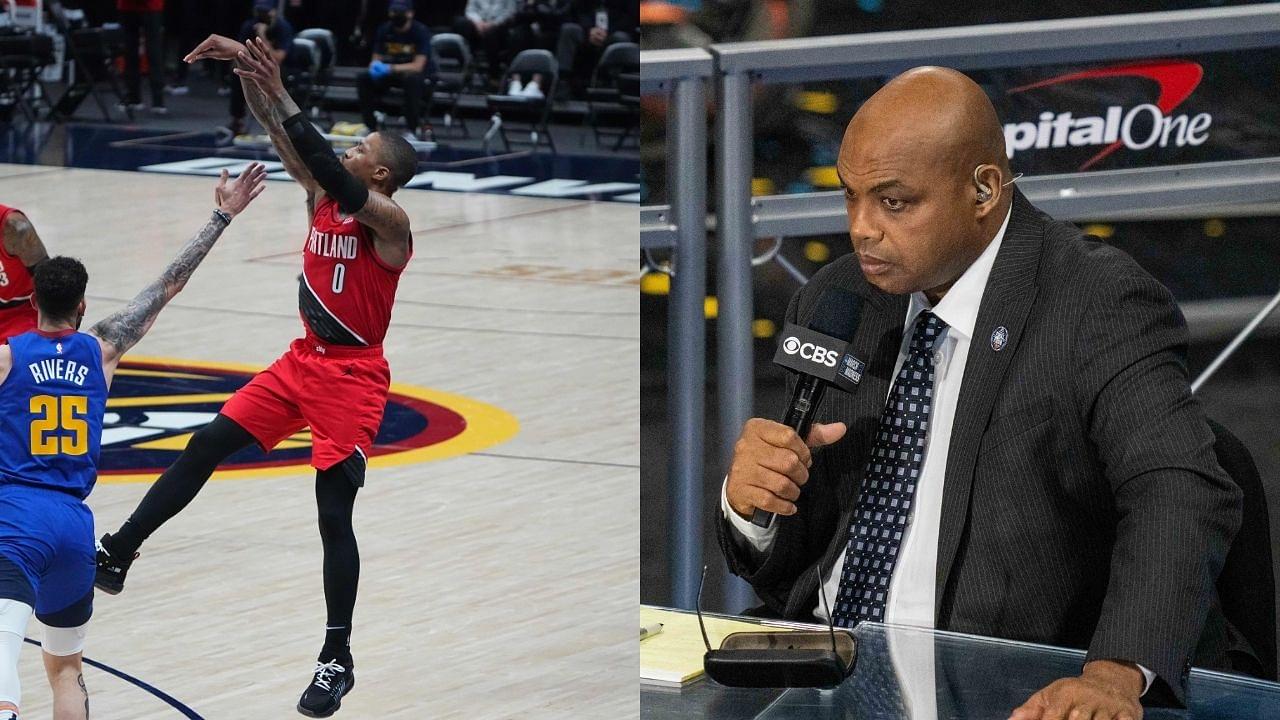 “Damian Lillard stepped back 25 feet”: Charles Barkley reacts to a hilariously accurate impersonation of himself on NBAonTNT