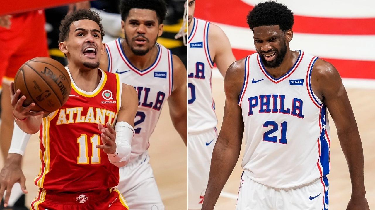 "Trae Young and I both complain about fouls": Joel Embiid gives huge props to the Hawks star for his basketball IQ in earning free throws