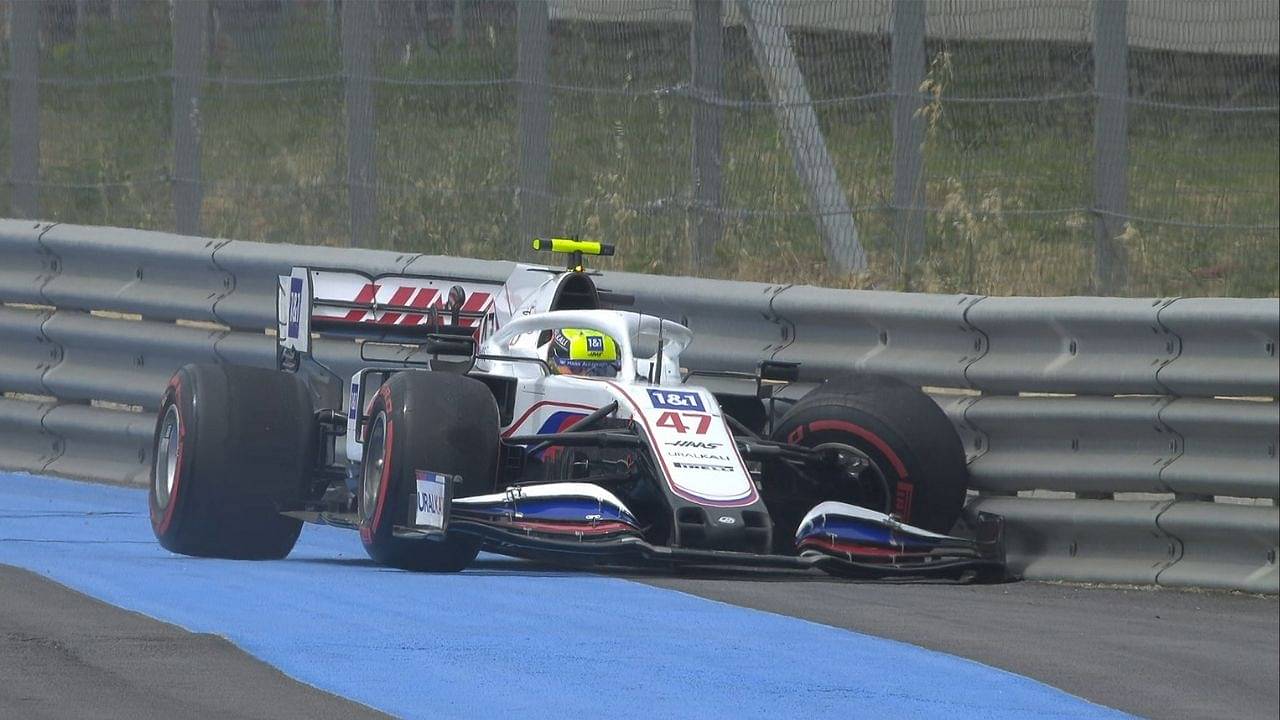 WATCH: Mick Schumacher does a Charles Leclerc, makes it to French GP Q2 after crashing