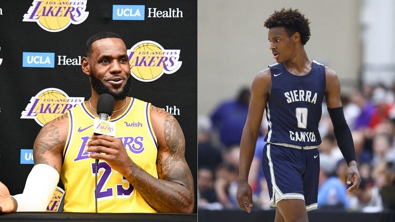 "Bronny James is 1 of 1, real talk": LeBron James and Kendrick Perkins proudly endorse the Young King's brilliance as cited by a scouting report of the possible 2024 draftee