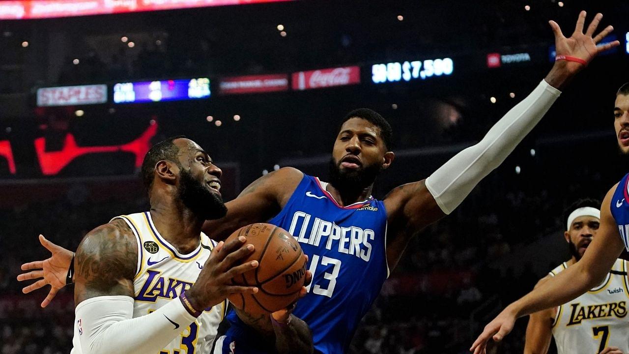 "Heard LeBron James saying he's not 100%...You gotta take it and be able to adapt": Paul George takes a subtle dig at the Lakers' superstar about injury comments