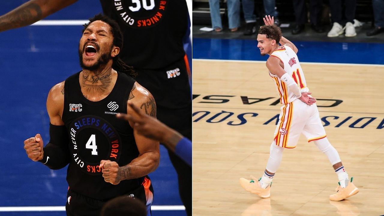 "Trae Young? I've always been his fan": Derrick Rose gives major props to Hawks guard after Atlanta knock New York Knicks out with Game 5 win