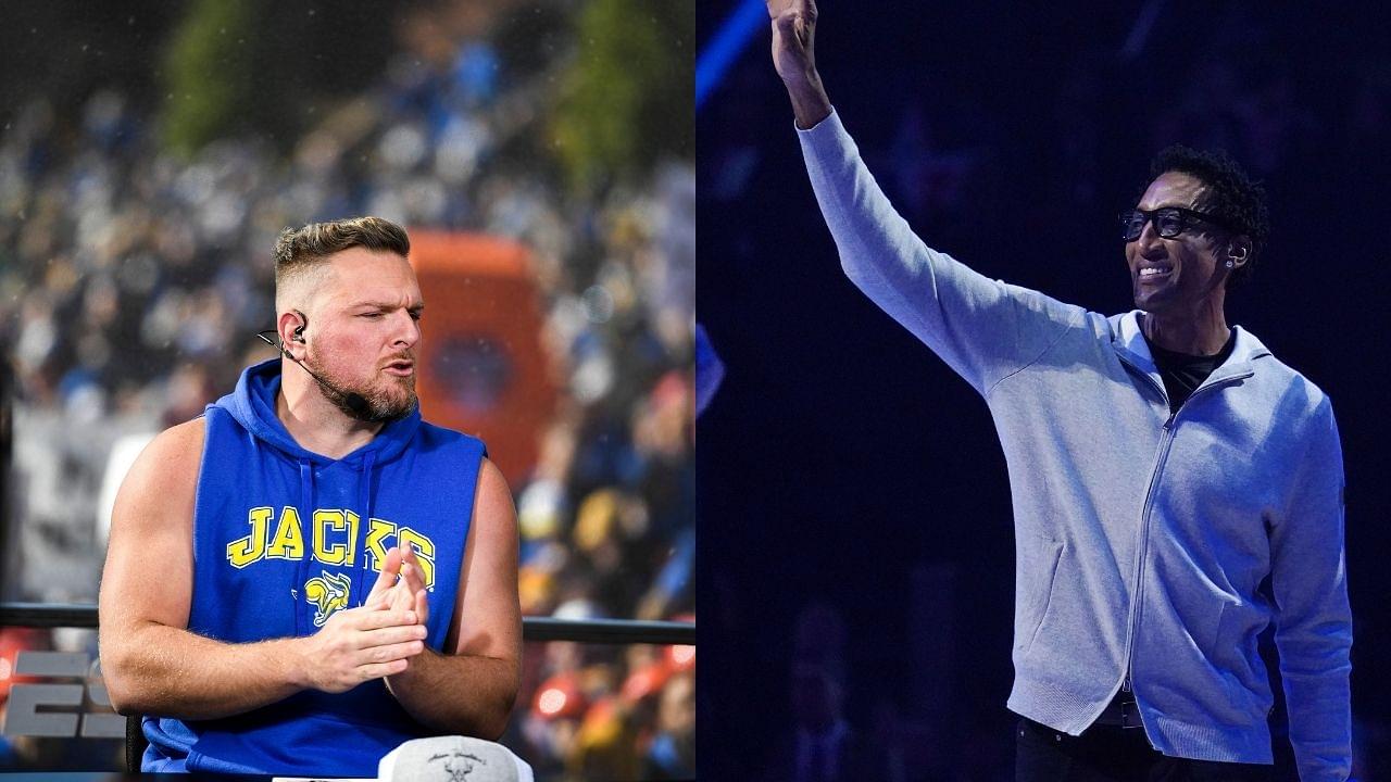 “Dell Curry lied to me about Scottie Pippen’s golf skills”: When Pat McAfee hilariously lost to the Bulls legend and immediately taught him how to shotgun a beer