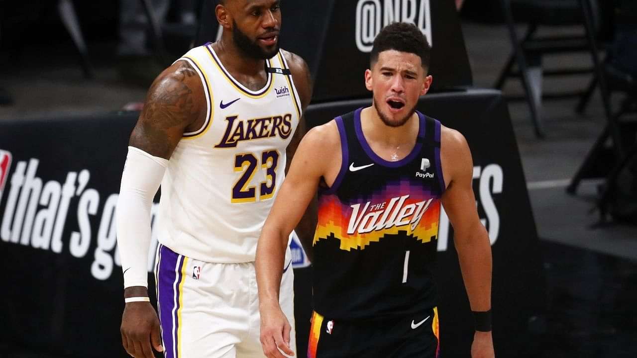 Devin Booker owns history with LeBron's last game-worn No. 23 jersey