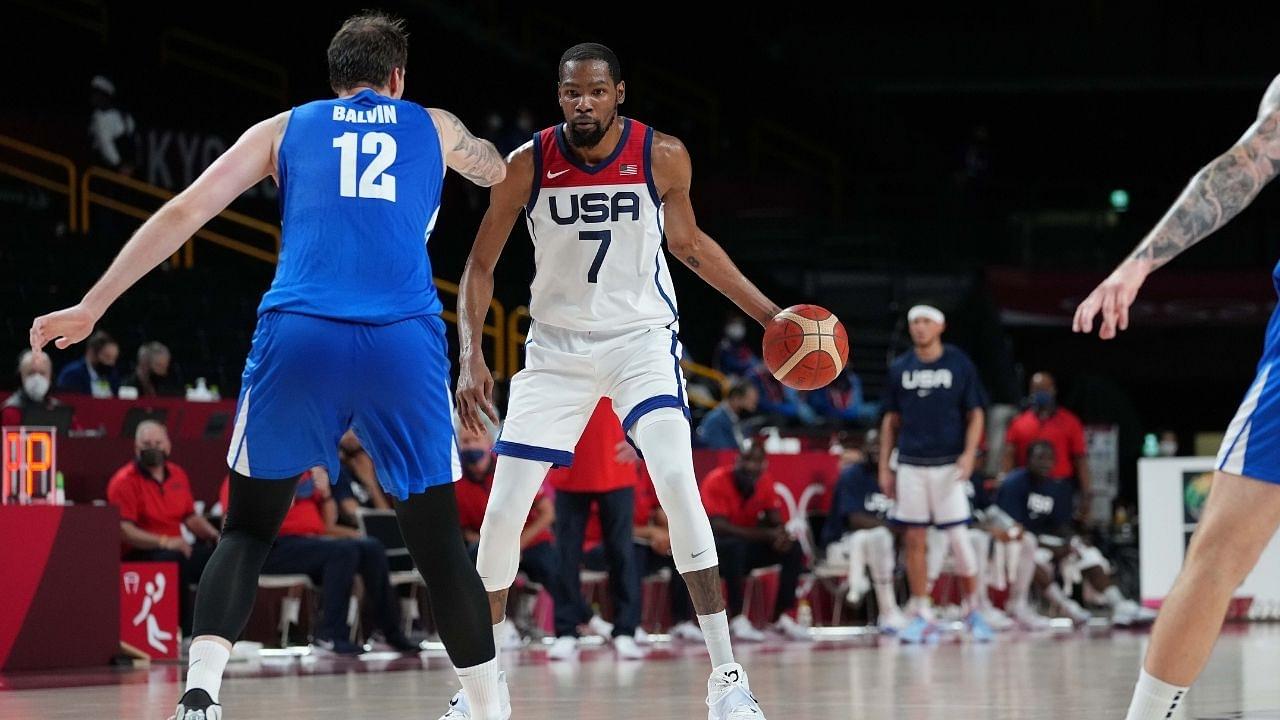 "Kevin Durant weakens USA-Czech relations with mean ankle-breaker": 4-time NBA scoring champion puts on fantastic display, passes Carmelo Anthony as Team USA's most prolific scorer ever