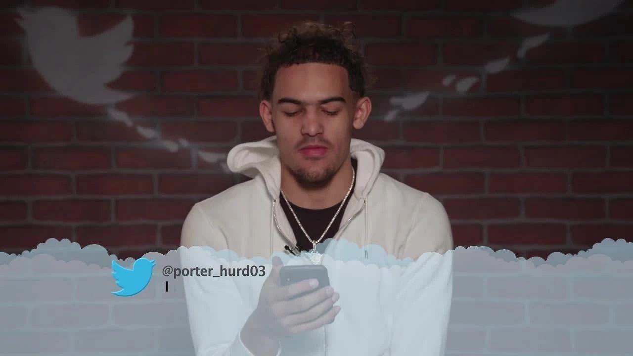"Trae Young has hair that looks like a lollipop that got dropped on the carpet.": Shaquille O'Neal, Kyle Lowry and other NBA stars react to Mean Tweets on Jimmy Kimmel