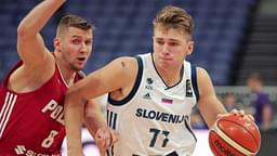 "Slippery when guarding Luka": Fans go wild as Luka Doncic puts a Venezuelan defender on skates and lays it up in Slovenia's win