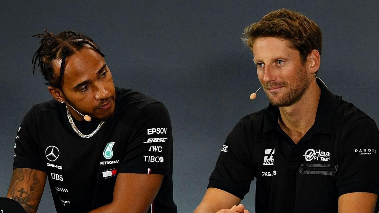 "I don't need to play no tactics"– Lewis Hamilton strikes back at Romain Grosjean