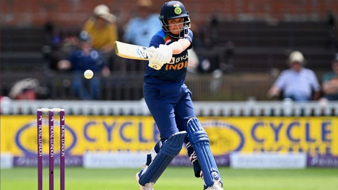 Shafali Verma five fours video: Verma smashes five consecutive boundaries off Katherine Brunt in Hove T20I