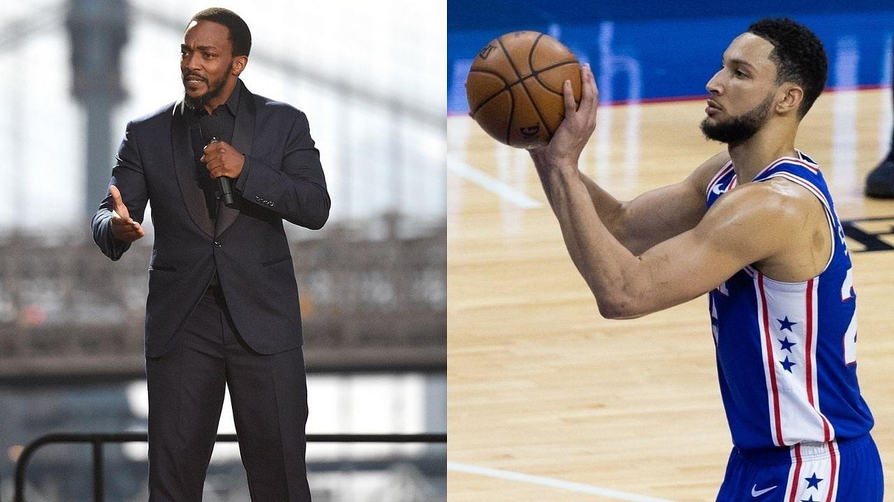 "Ben Simmons is building orphanages with his Playoff bricks": ESPYs 2021 host Anthony Mackie roasts the Sixers' star for his shooting woes