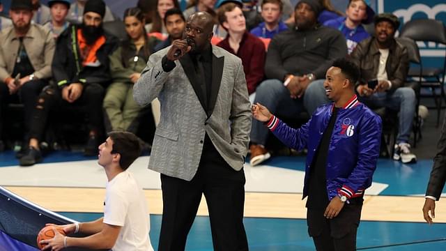 "I'm definitely going to miss the free throws": Shaquille O'Neal cracked a hilarious, well-timed joke during the Lakers legend's retirement speech in 2011