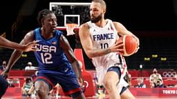 "Hungover Jrue Holiday was the best player on Team USA": NBA Fans praise Bucks star's gritty performance after Kevin Durant foul trouble contributes to France beating reigning Olympic gold medalists
