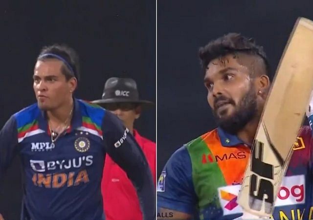 Rahul Chahar send-off: Wanidu Hasaranga applauds after getting dismissed by Rahul Chahar in Colombo T20I