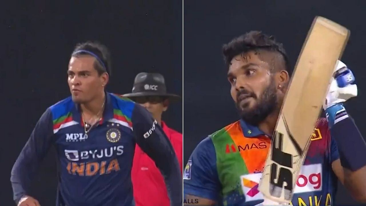 Rahul Chahar send-off: Wanidu Hasaranga applauds after getting dismissed by Rahul Chahar in Colombo T20I