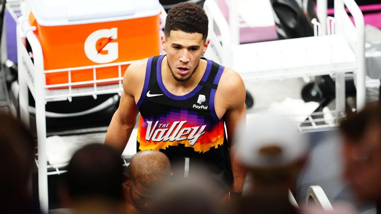 “Devin Booker had the ball stolen from him in the biggest moment of his career”: NBA fans react to the irony behind the Suns superstar losing to Giannis and the Bucks in Game 5
