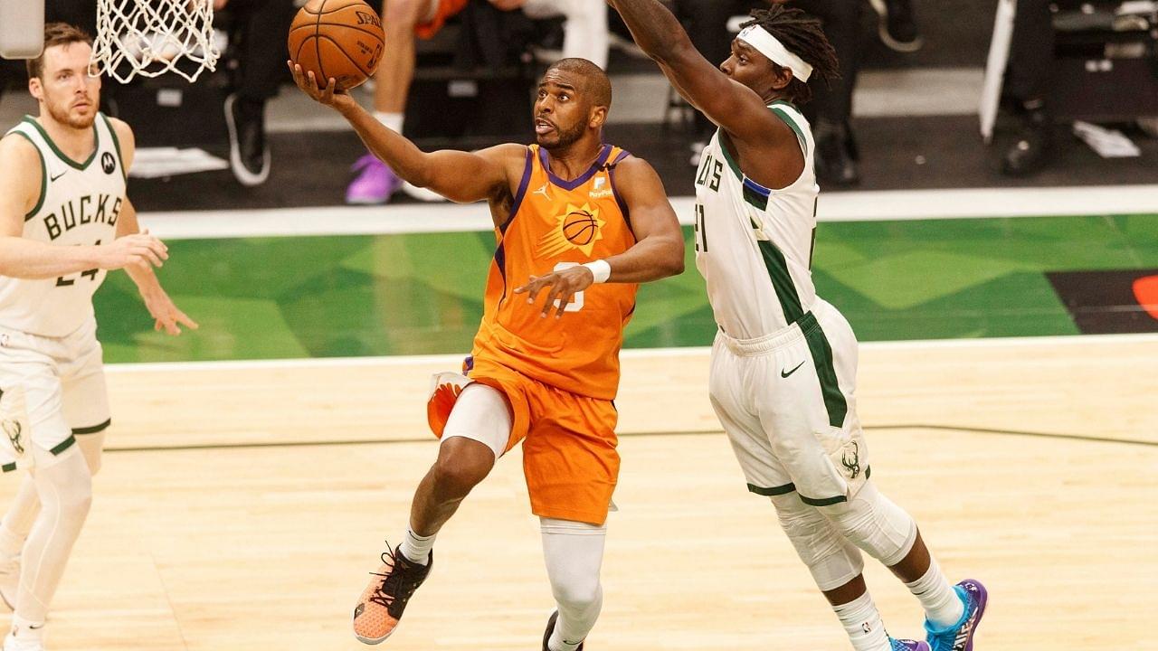 "Chris Paul is falling off like leaves in winter!": Kendrick Perkins praises Jrue Holiday's defense, criticizes Suns star for regressing as Bucks level the NBA Finals 2-2