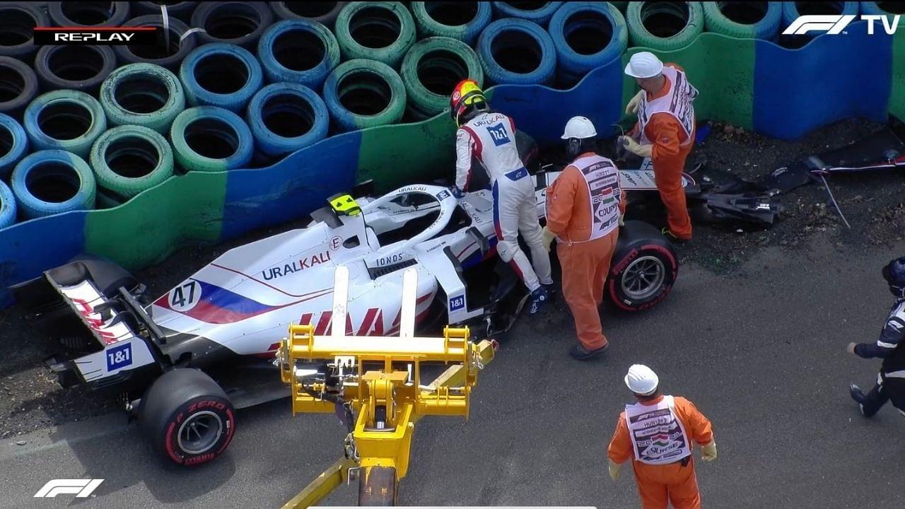 "I am really sorry"– Watch Mick Schumacher's 30G crash at Hungaroring during FP3