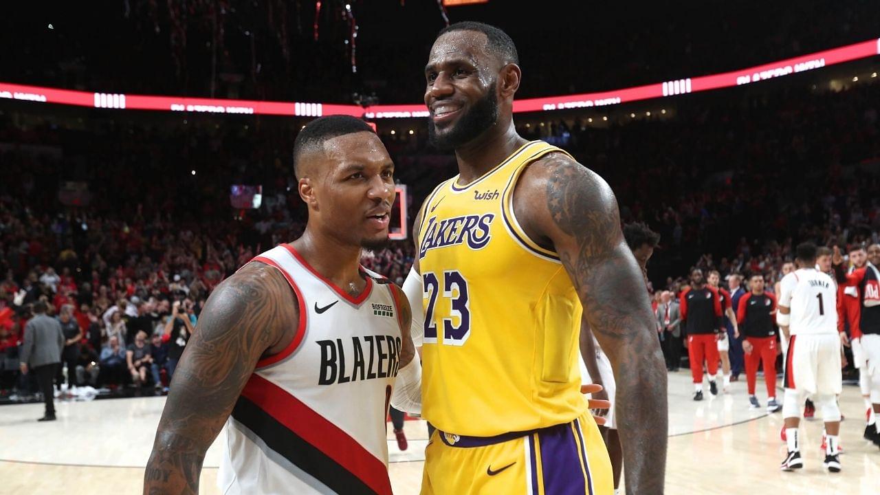 “Who should I love?”: Damian Lillard sparks team up rumors with LeBron James and the Lakers following a cryptic message on Instagram