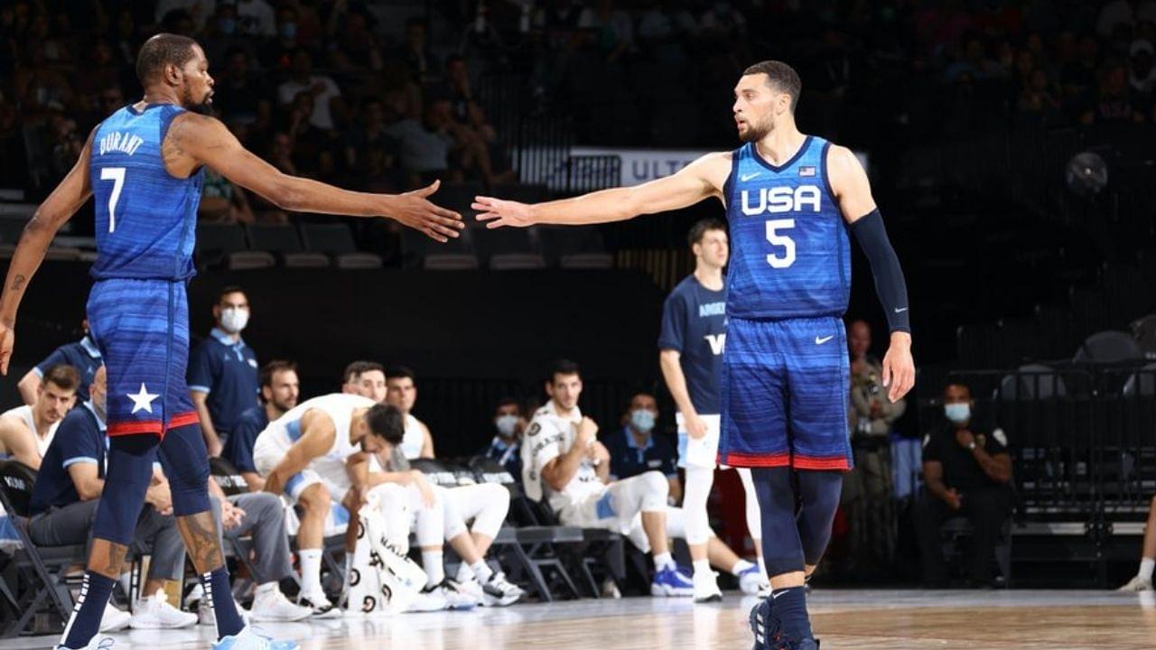 "Team USA Basketball is trying Clippers' 0-2 strategy": Kevin Durant and co. defeat Argentina 108-80 after suffering back-to-back losses