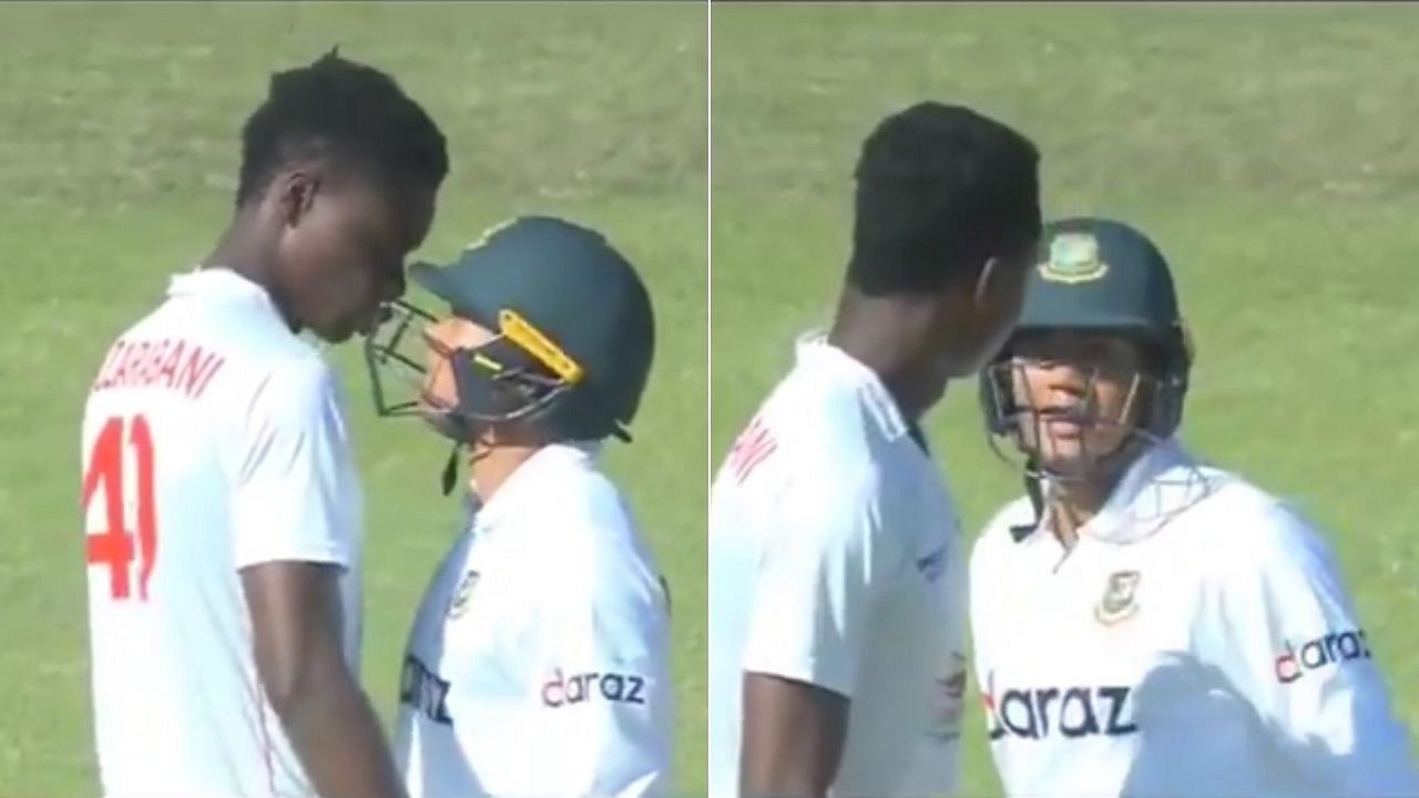 Taskin Ahmed and Blessing Muzarabani fight: Taskin and Muzarabani involved in heated exchange in Harare Test