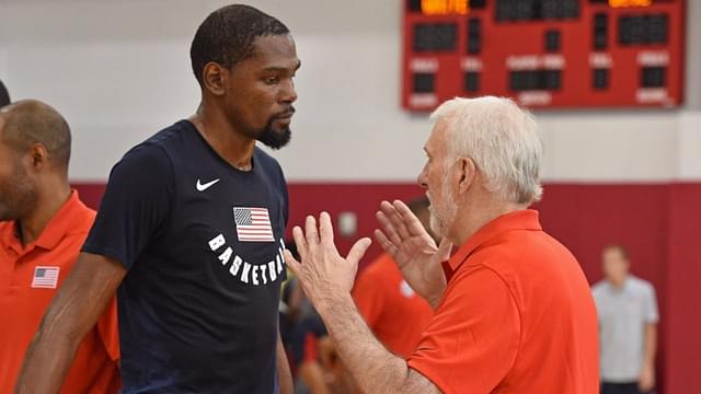 "If Kevin Durant said no, I would've begged, cried, done anything to change his mind.": Team USA Head Coach Gregg Popovich talks about how important the Nets' superstar's presence was for him