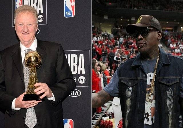 "Dennis Rodman would be all over Larry Bird, but he'd talk as if he was open !": When the Worm recalled how he tried extra hard to defend the Celtics legend amidst trash talks