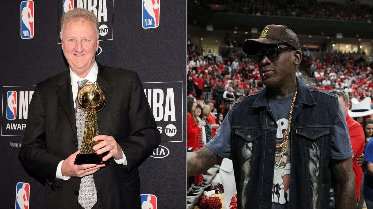 "Dennis Rodman would be all over Larry Bird, but he'd talk as if he was open !": When the Worm recalled how he tried extra hard to defend the Celtics legend amidst trash talks