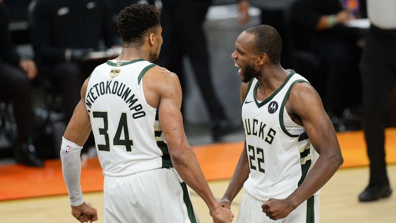 "Khris Middleton needs to win Finals MVP over Giannis!": Stephen A Smith makes gets swept up in the hype and makes a ridiculous claim about the Bucks star