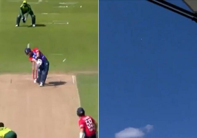 Liam Livingstone six vs Pakistan: Livingstone hits monstrous six off Haris Rauf in Headingley T20I