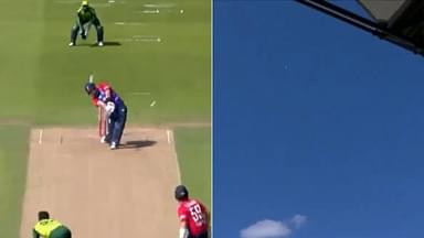 Liam Livingstone six vs Pakistan: Livingstone hits monstrous six off Haris Rauf in Headingley T20I
