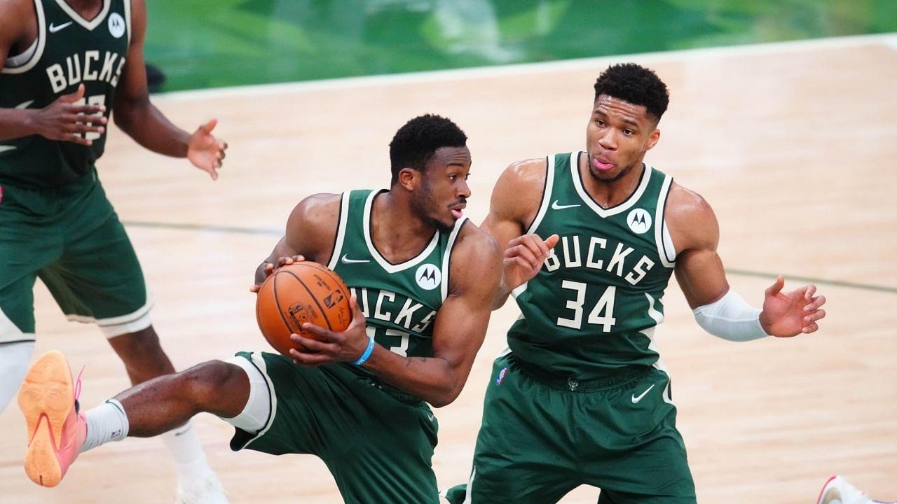 “Don’t let Giannis smoke a cigar!”: Thanasis Antetokounmpo hilariously doesn’t let the Bucks Finals MVP emulate LeBron James following Game 6 victory over Chris Paul and the Suns