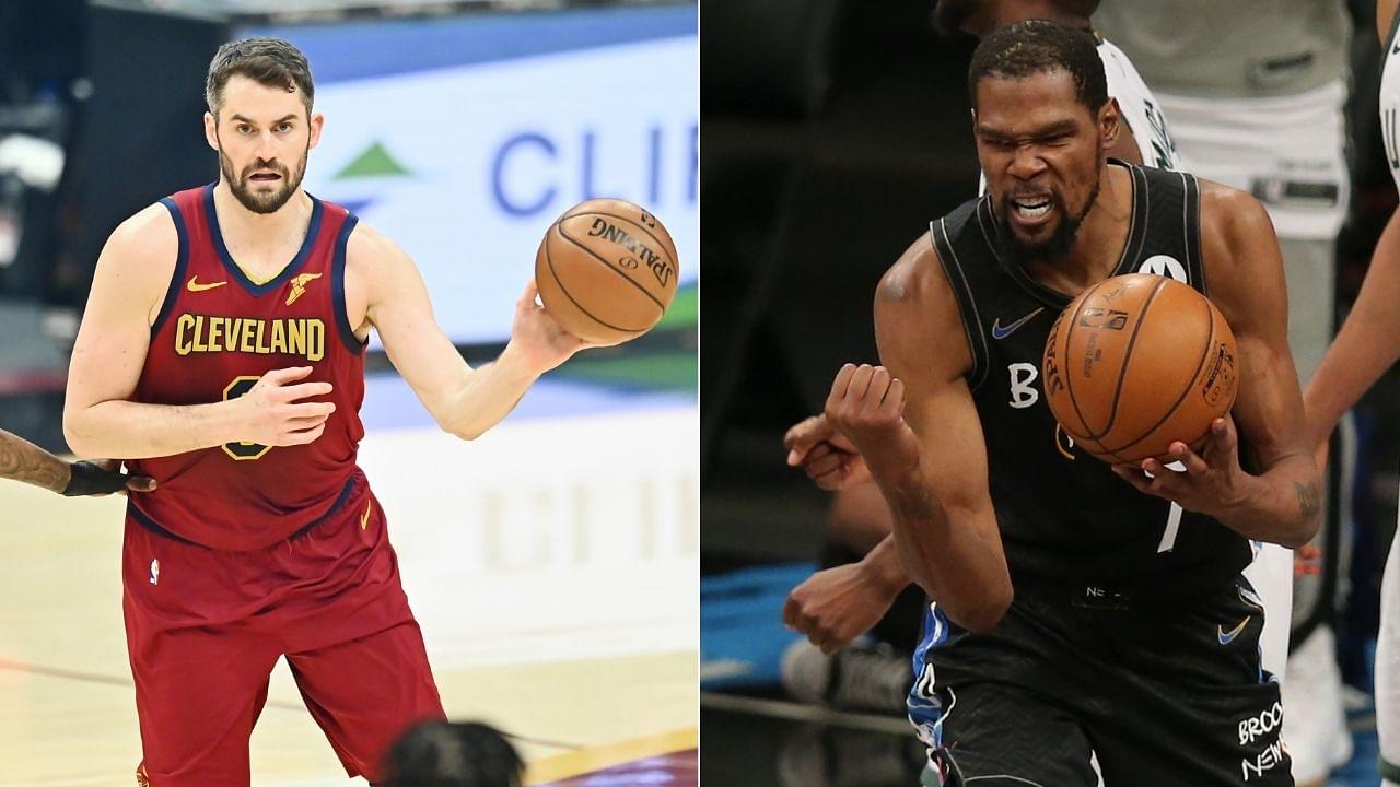 "Is Kevin Durant trying to be like LeBron James?": Reports emerge of the Nets' superstar trying to recruit Kevin Love during the Olympics training