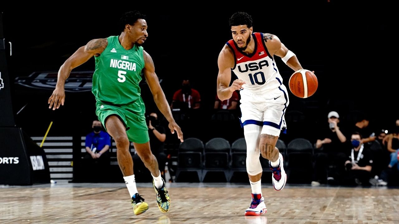 Team Usa Has To Play Better Jayson Tatum Gives An Honest Take After Kevin Durant And Co Shockingly Lose To Nigeria In Their Exhibition Game The Sportsrush