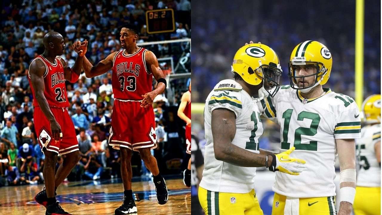 They aren't Michael Jordan and Scottie Pippen': Aaron Rodgers and Davante  Adams share same Insta story, NFL fans blast Packers players for  referencing 'The Last Dance' - The SportsRush