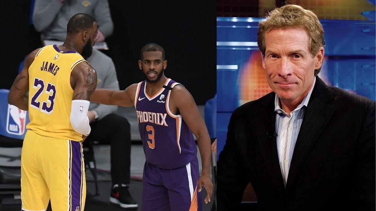 "LeBron James chose Damian Lillard over Chris Paul?!": Skip Bayless blasts the Lakers' star for trying to upstage his close friend on one of the biggest nights of his career