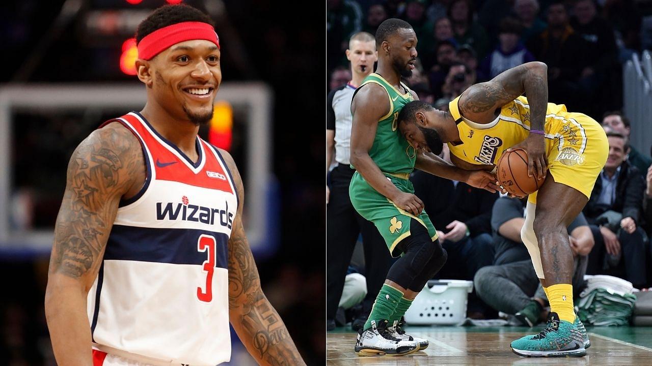 "LeBron James, Dwyane Wade, Chris Bosh and that Heat team gave me my 'Welcome to the league' moment": Bradley Beal recalls how D-Wade got him to bite on many pump fakes in his NBA preseason debut