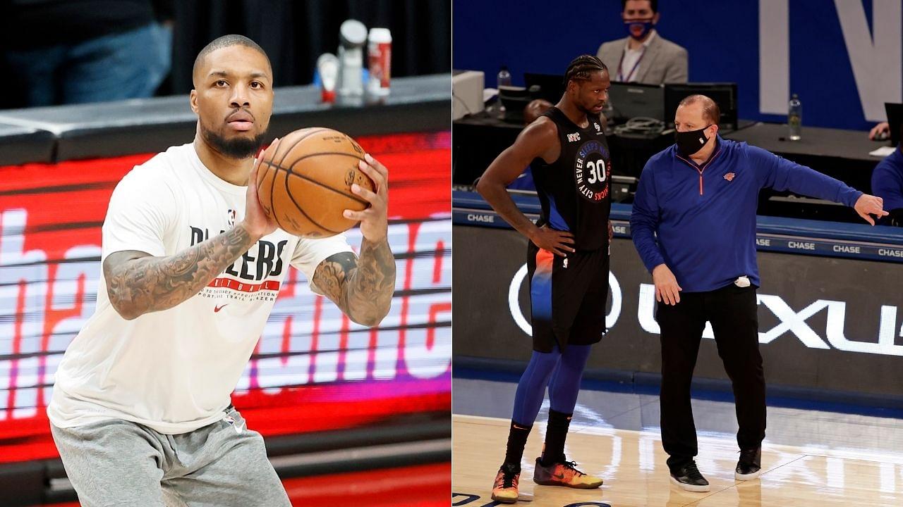 "Stephan A Smith with one of the worst Knicks takes of all time": NBA Fans ridicule the ESPN analyst for his foolish trade idea sending Damian Lillard to New York Knicks for their entire starting five