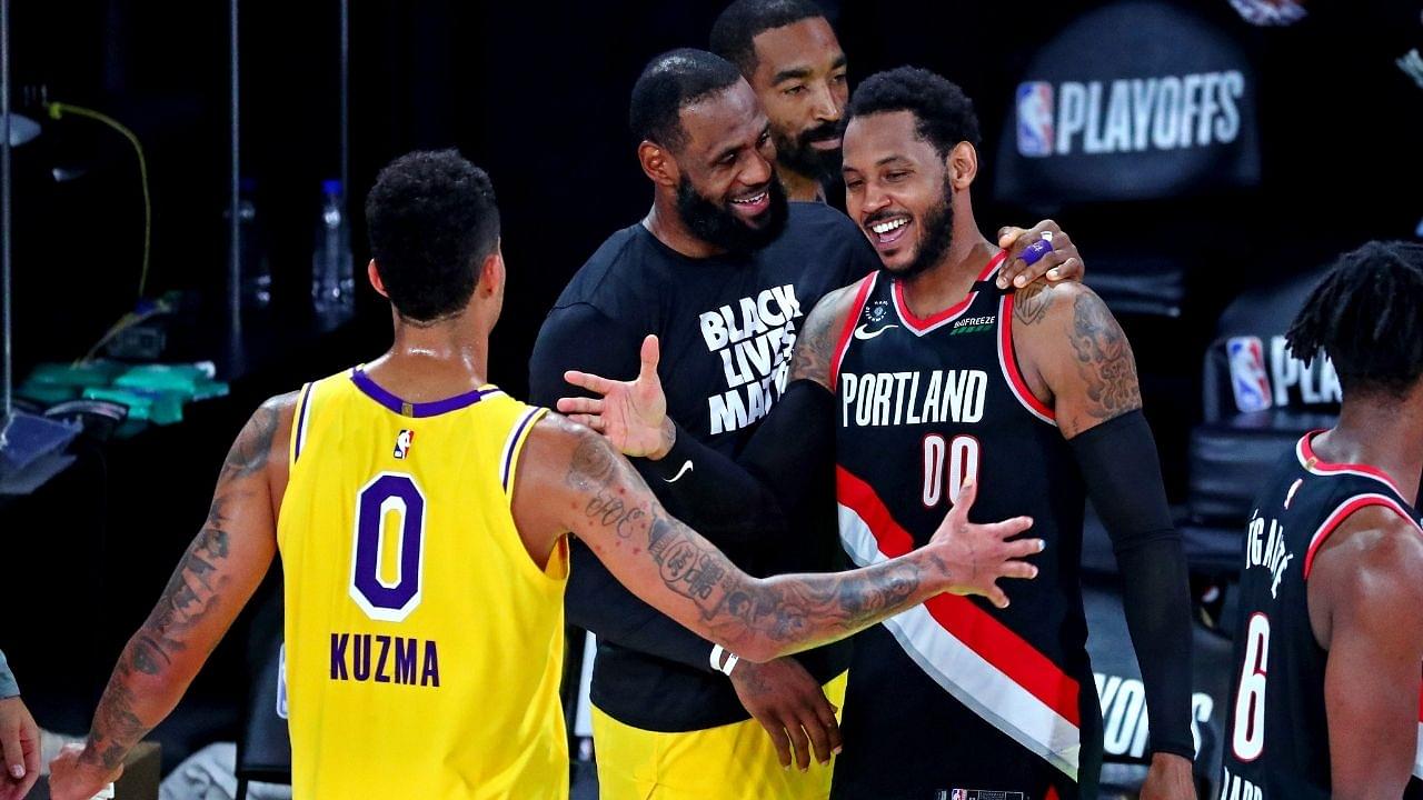 "The Los Angeles Lakers are the most likely landing spot for Carmelo Anthony": An anonymous NBA agent reveals that LeBron James and Co. could very well acquire the Portland star