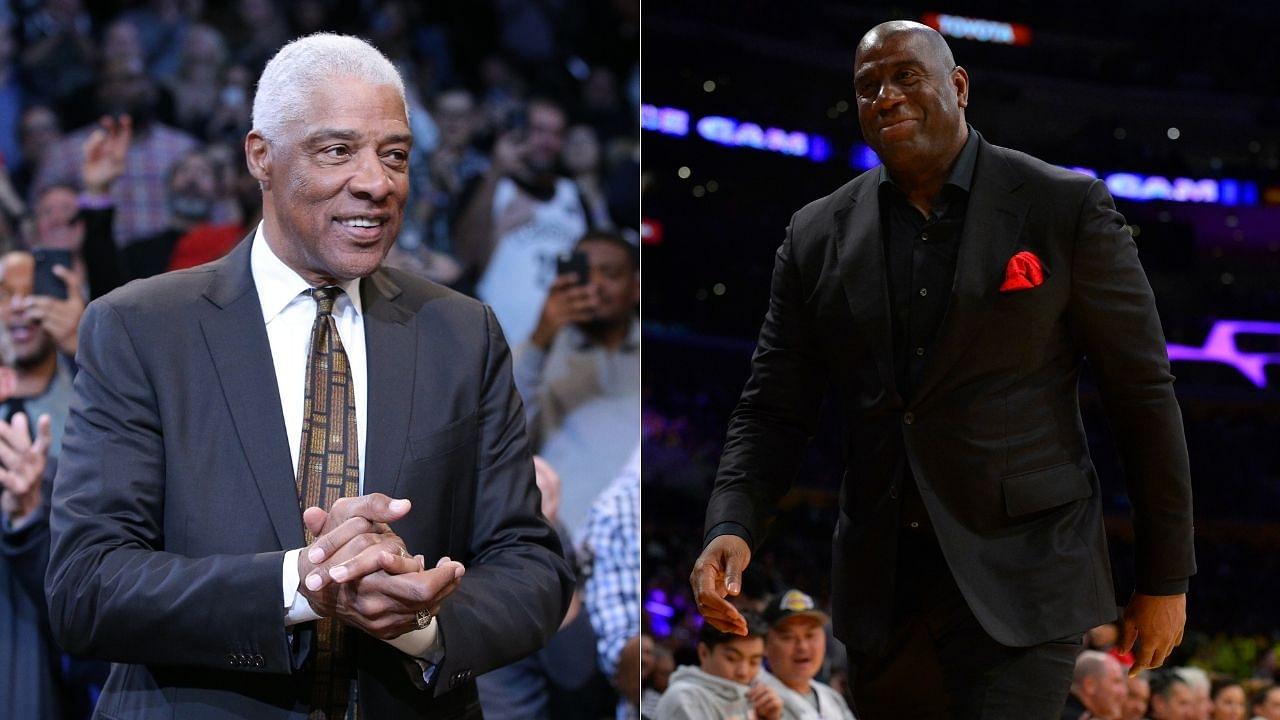 "We cut off Julius Erving at the baseline, he started walking in the air": Magic Johnson describes arguably the greatest NBA Finals layup of all time by Dr. J in 1980 vs Lakers