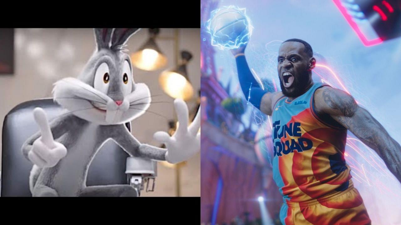 "LeBron James helped me realize my full potential as the GOAT": A new Space Jam 2 promo features a hilarious interaction between Bugs Bunny and the Lakers' superstar
