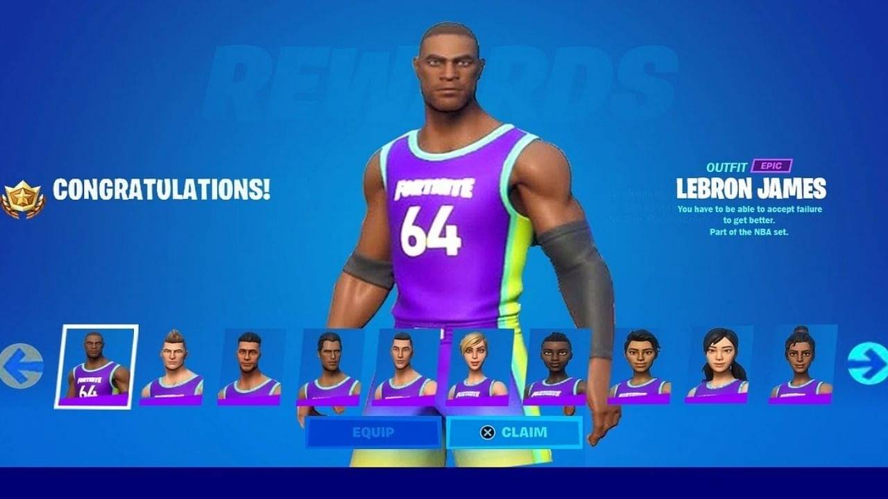 "LeBron James to get an Icon Series Skin in Fortnite": Lakers