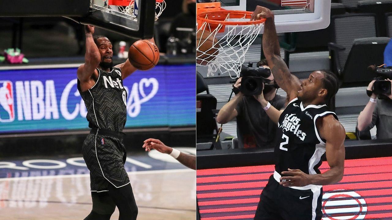 "Kawhi Leonard is probably the player I use most on NBA 2K": Kevin Durant reveals his gaming preferences after being named a cover athlete for the 75th Anniversary Edition alongside Kareem and Dirk