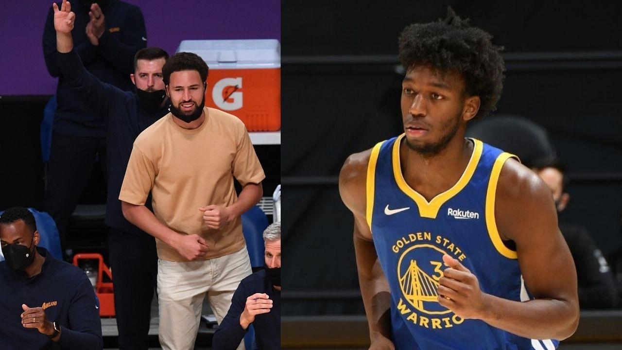 "James Wiseman don't know a damn thing... I'm teaching him the ropes": Klay Thompson takes out the Warriors' rookie on his boat