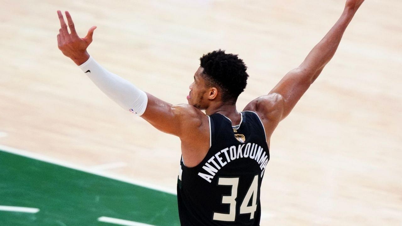 "Giannis had the best NBA Finals performance since LeBron James in 2018 Game 1": NBA fans compliment Bucks' Finals MVP after record-breaking performance vs Devin Booker and co in Game 6
