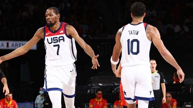 "I'm old as hell": From being an idol to the gold-winning teammate, Kevin Durant shares a post on Instagram with Jayson Tatum