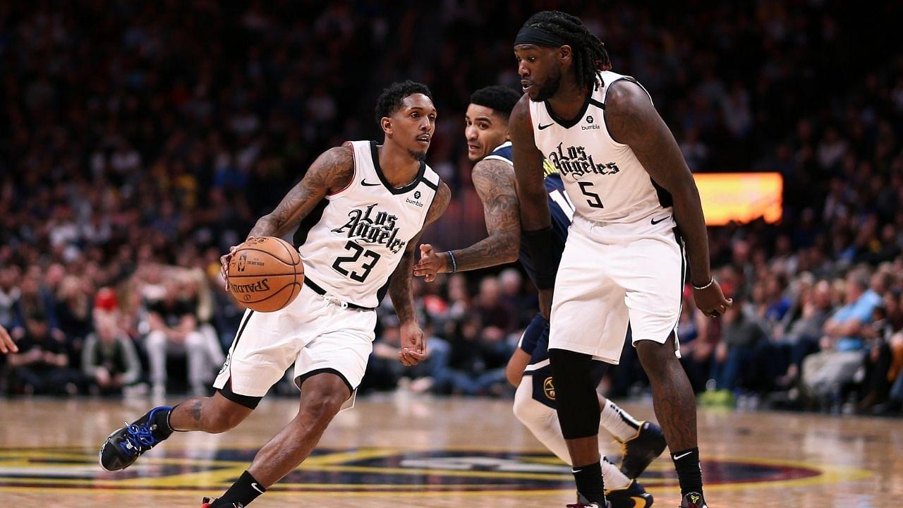 "That's a wrap!": Lou Williams reacts to Montrezl Harrell breaking the backboard in a ProAM game and NBA Twitter can't stop laughing